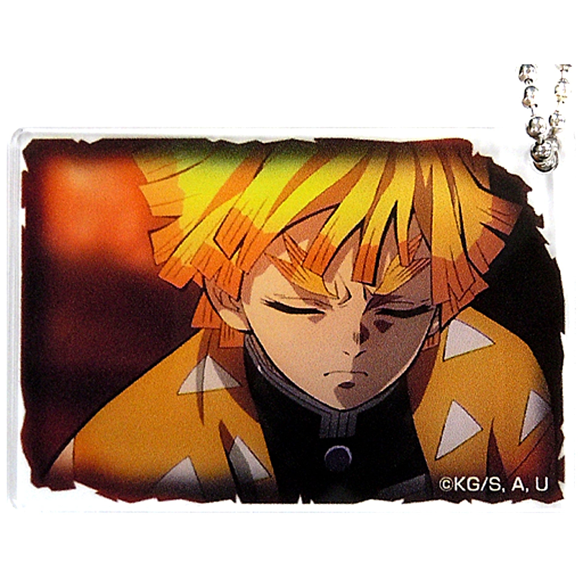 Zenitsu Agatsuma Demon Slayer: Kimetsu no Yaiba the Movie: Mugen Train Random Acrylic Plate AnimeJapan 2021 Goods [USED]