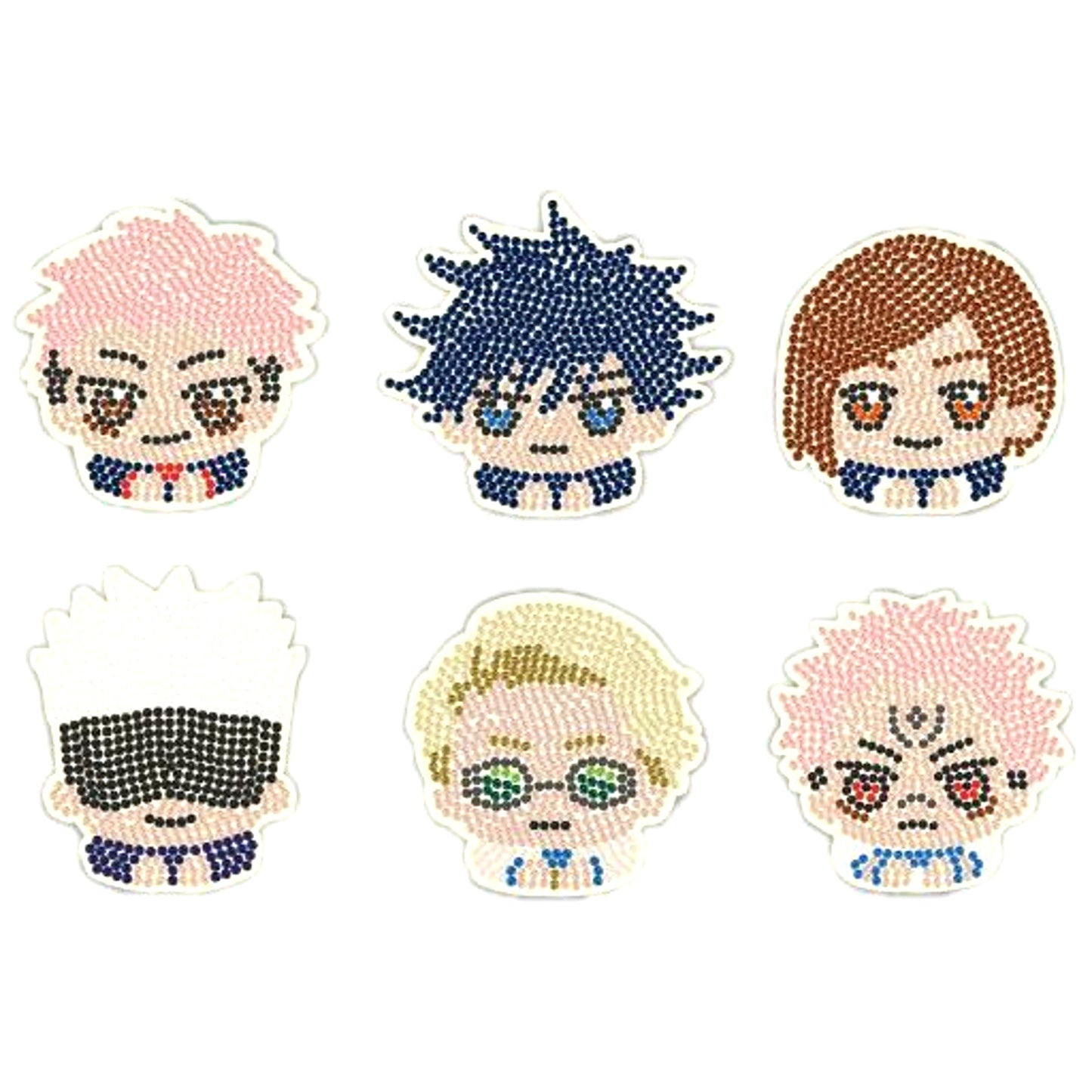 Set of 6 Jujutsu Kaisen Jewelry Mascot [USED]
