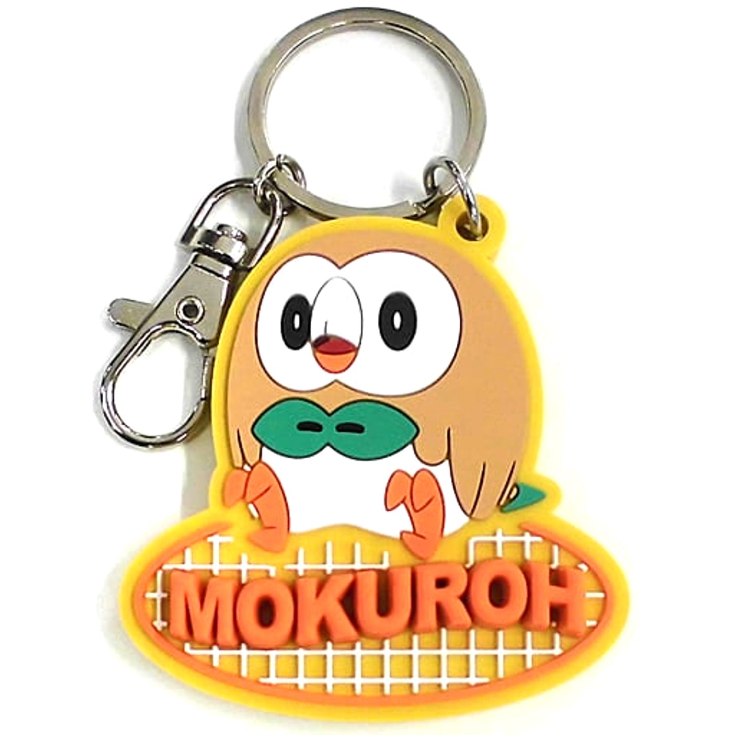 Pokemon Rowlet Ichiban Kuji Anytime Sunny Picnic Rubber Keychain Prize G Keychains [USED]