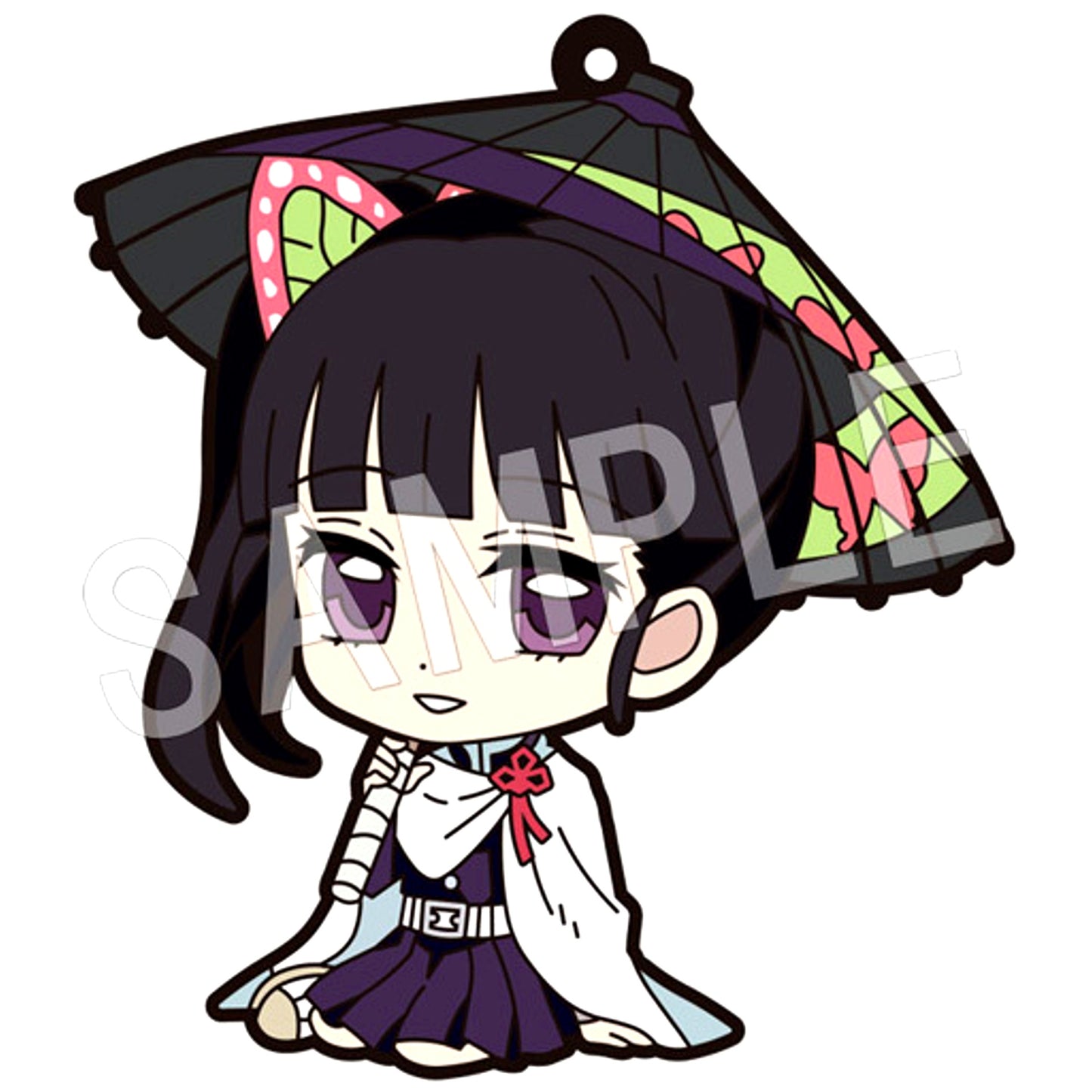 Kanao Tsuyuri Demon Slayer Petanko Trading Rubber Strap Wagasa [USED]