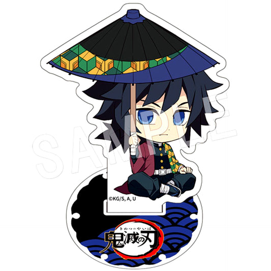 Giyu Tomioka Demon Slayer: Kimetsu no Yaiba Petanko Trading Acrylic Stand Japanese Umbrella [USED]