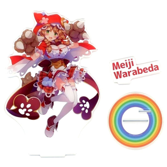 Warabeda Meiji Large Acrylic Stand Virtual YouTuber Nijisanji New Visual Goods Wave 4 [USED]
