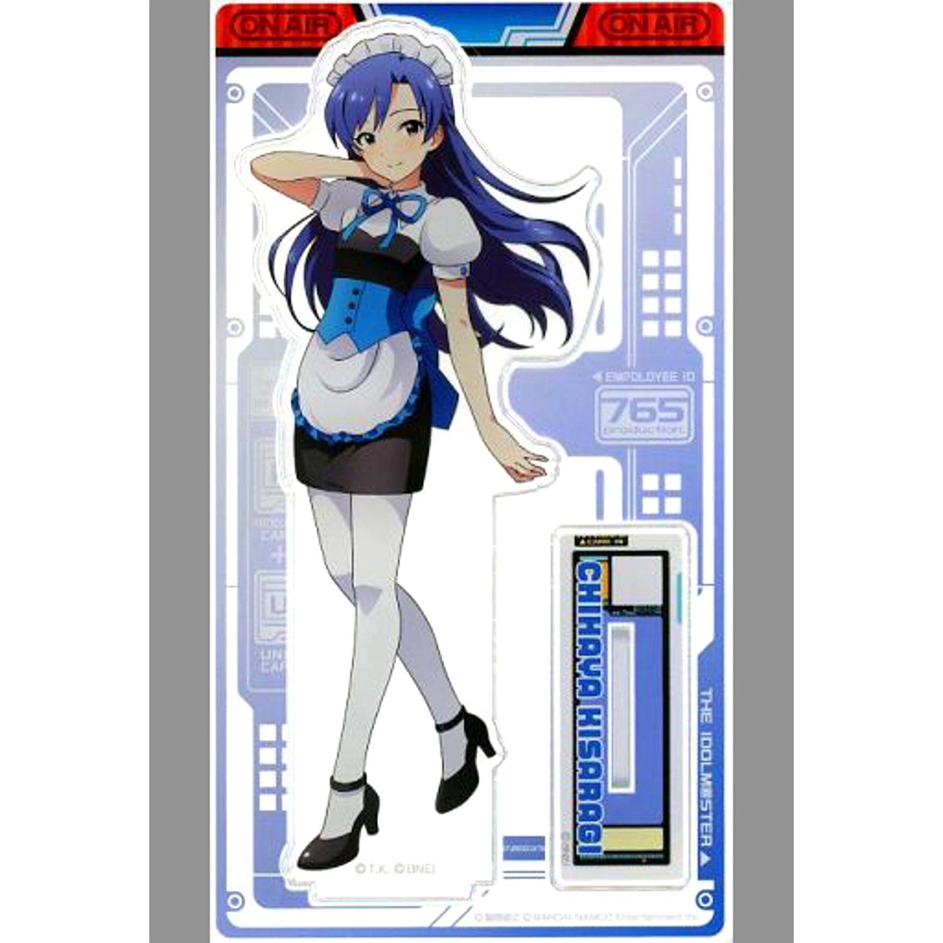 Chihaya Kisaragi THE IDOLM@STER Acrylic Stand GRE@TEST MEMORIES CAFE in Ani ON STATION [USED]
