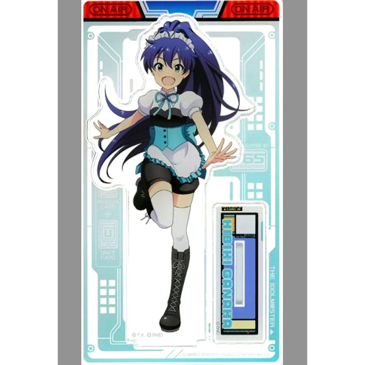 Hibiki Ganaha THE IDOLM@STER Acrylic Stand GRE@TEST MEMORIES CAFE in Ani ON STATION [USED]