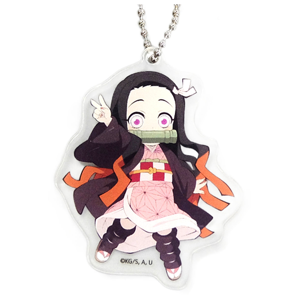 Nezuko Kamado Demon Slayer: Kimetsu no Yaiba Acrylic Charms ufotable cafe Korea Limited Charm [USED]