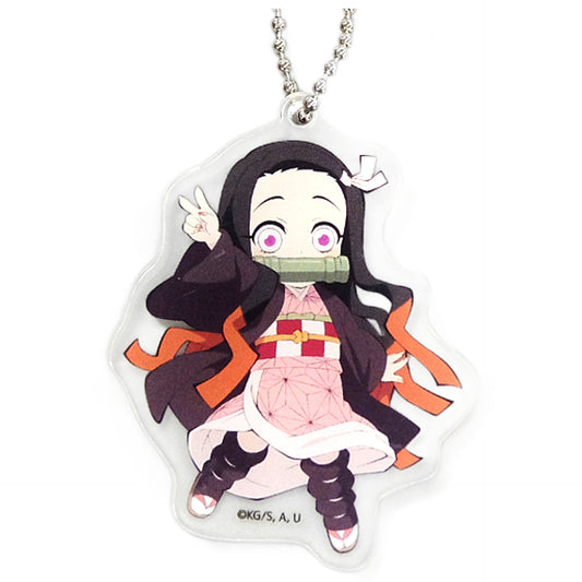 Nezuko Kamado Demon Slayer: Kimetsu no Yaiba Acrylic Charms ufotable cafe Korea Limited Charm [USED]