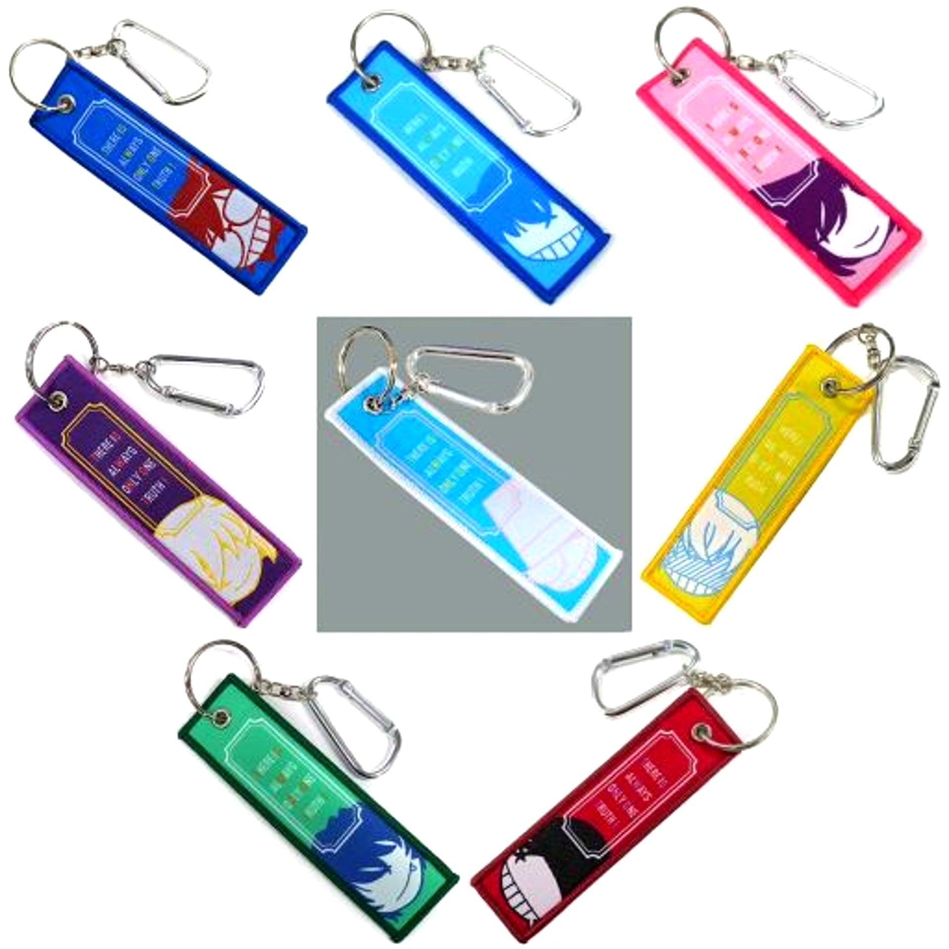Set of 8 Detective Conan Embroidery Charm Collection Conan Store Limited [USED]