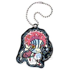 Akaza Demon Slayer Kimetsu no Yaiba Mugen Train Pita Deforme Acrylic Keychain [USED]