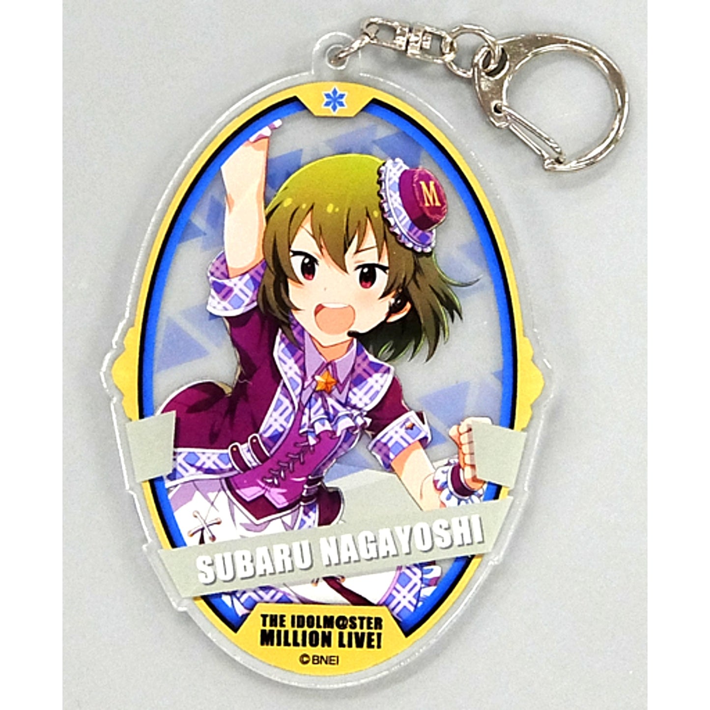 Subaru Nagayoshi Summer Festival Acrylic Keychain The Idolm@ster Million Live! Official Shop Kuji M@STER Prize B [USED]