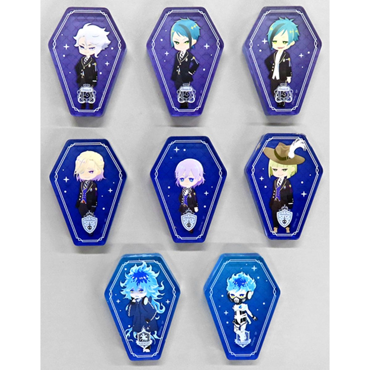 Set of 8 Disney: Twisted-Wonderland Acrylic Figure Collection Acrylic Stand Vol.3 [USED]