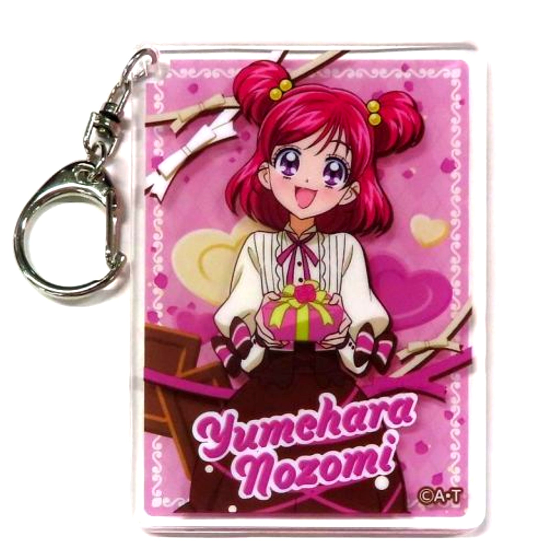 Nozomi Yumehara Yes! PreCure 5 GoGo! 3D Acrylic Card Keychain PRECURE Sweets Fair Valentine Pretty Store Online Ltd [USED]