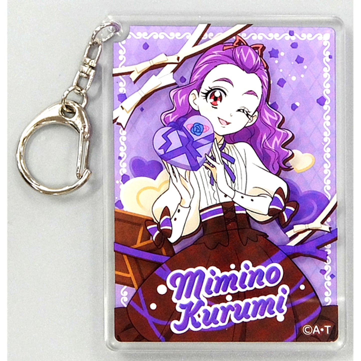 Kurumi Mimino Yes! PreCure 5 GoGo! 3D Acrylic Card Keychain PRECURE Sweets Fair Valentine Pretty Store Online Ltd [USED]