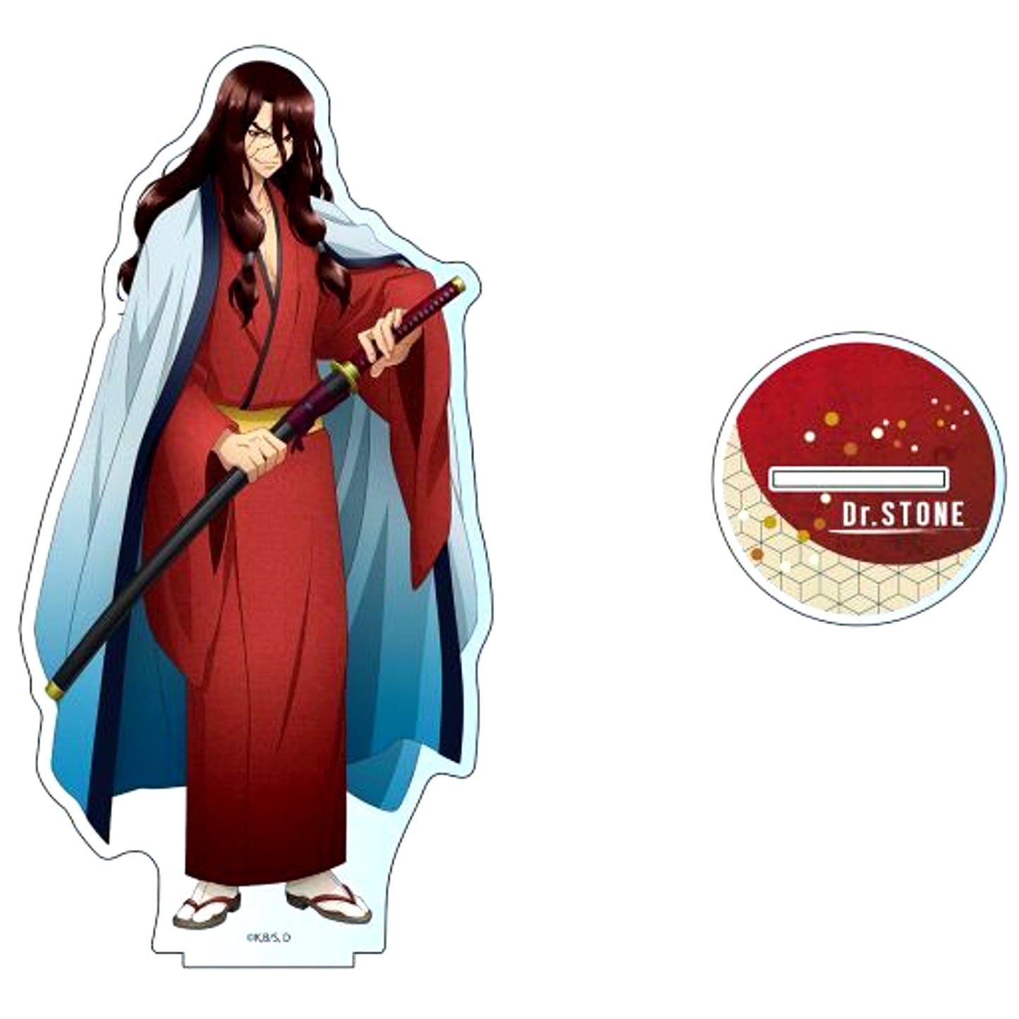 Tsukasa Shishio Newly Drawn BIG Acrylic Stand Dr.STONE [USED]