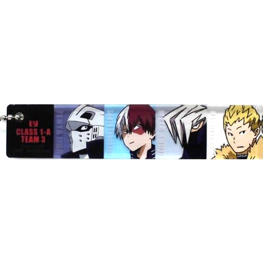 My Hero Academia Tenya Iida & Others Ichiban Kuji Go And Go! Acrylic Keychain Class 1-A Team3 Prize H Keychains [USED]