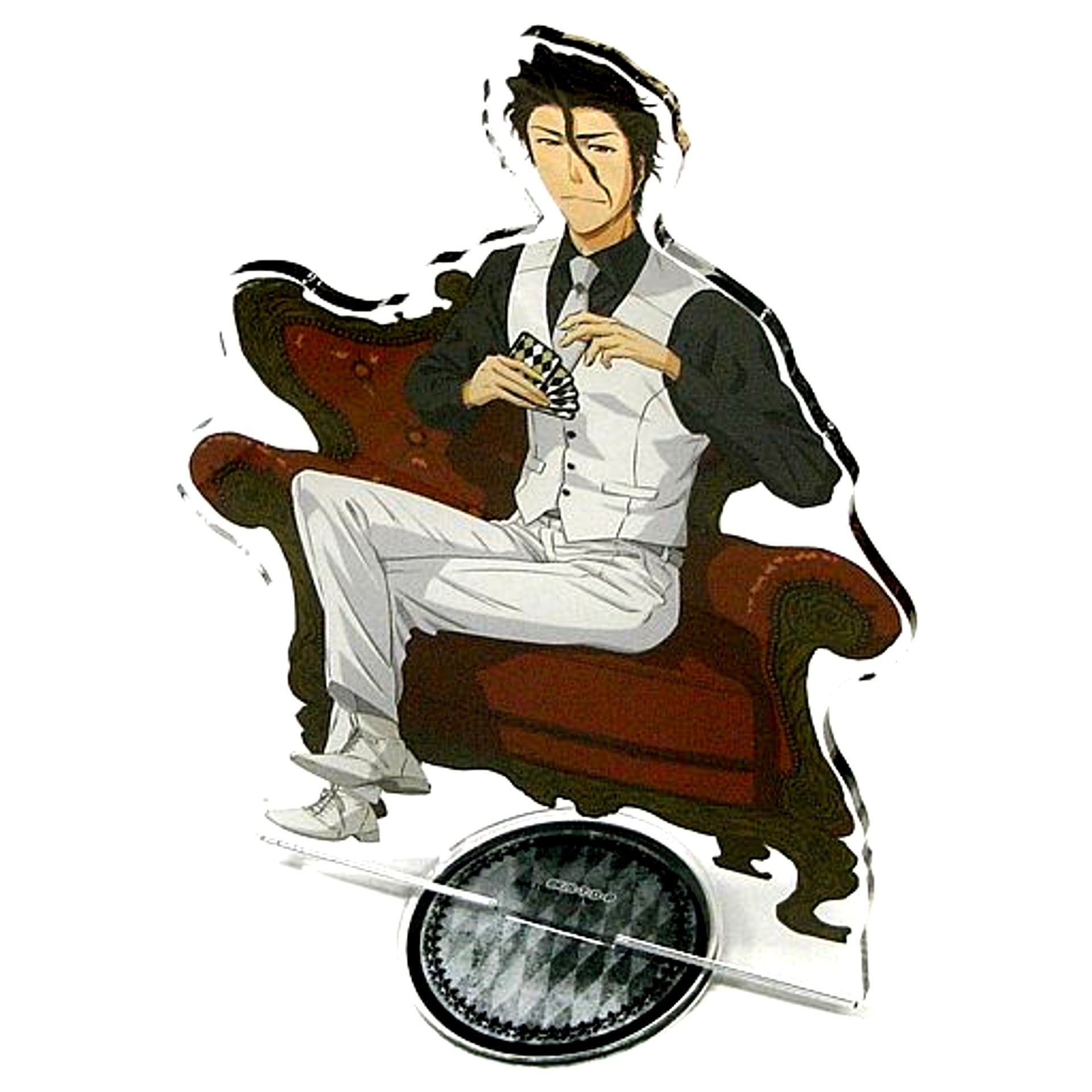 Sosuke Aizen Prize C-5 Big Acrylic Stand Bleach Web Kuji Vol. 3 Mind games. [USED]