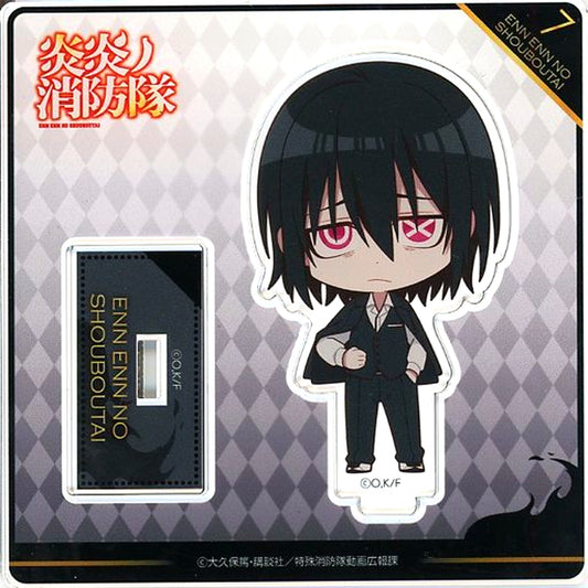 Benimaru Shinmon Chibi Character Suit Acrylic Stand Fire Force in Animega x Sofmap [USED]