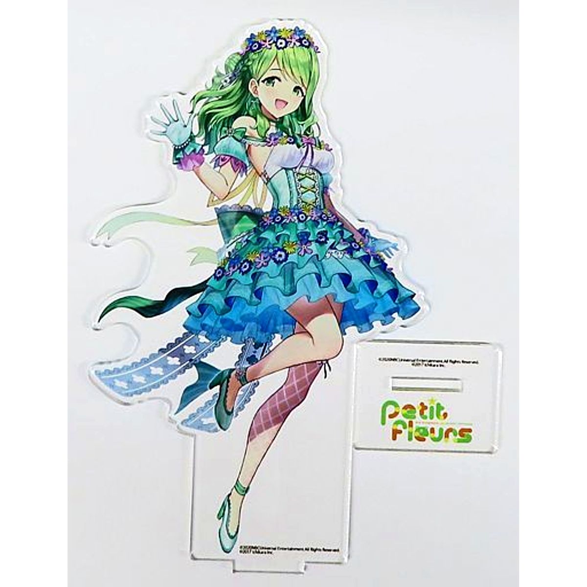 Morinaka Kazaki petit fleurs A Mini Skirt Acrylic Stand Virtual YouTuber Nijisanji [USED]