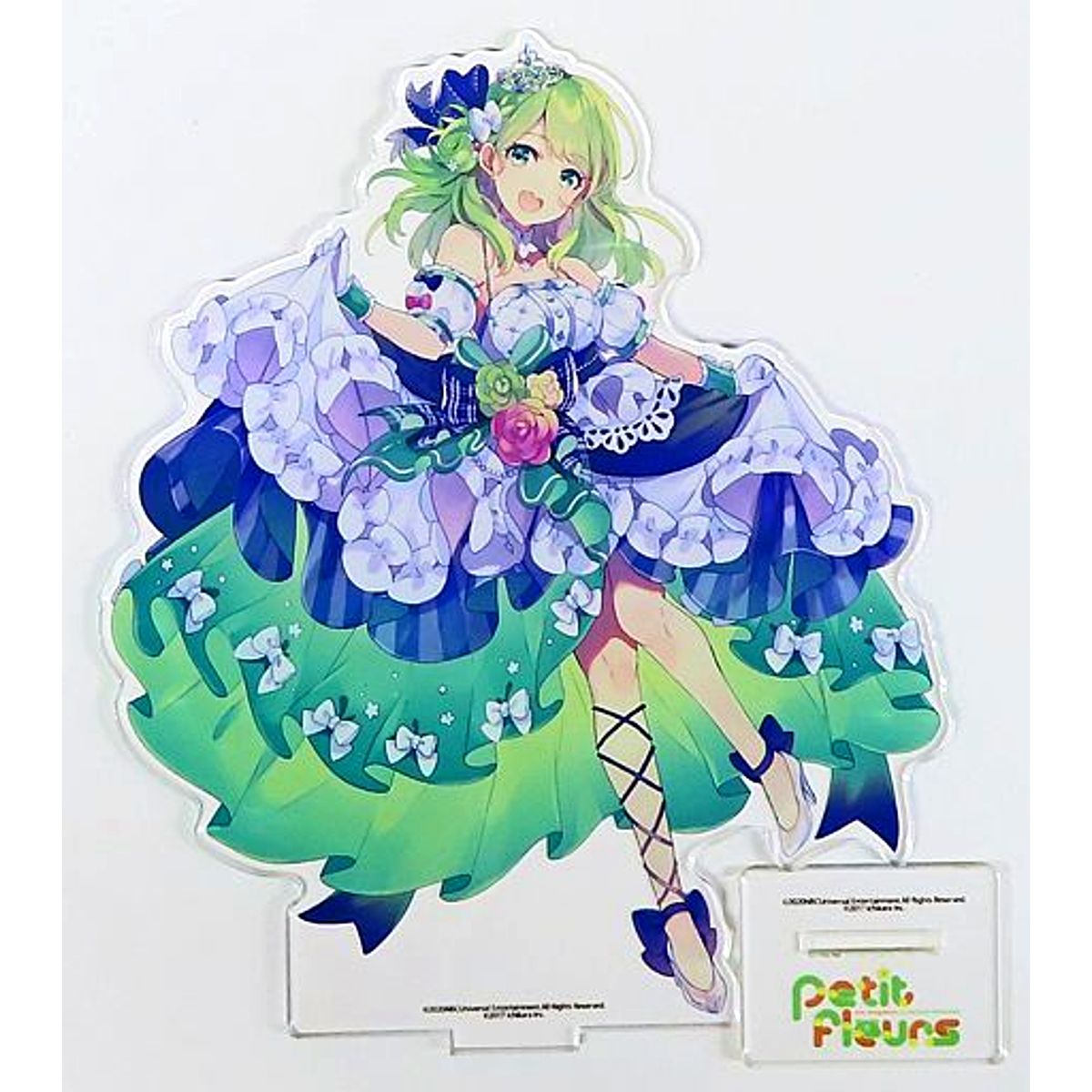 Morinaka Kazaki petit fleurs B Dress Acrylic Stand Virtual YouTuber Nijisanji [USED]