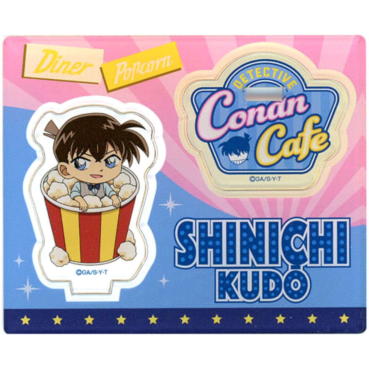 Detective Conan Cafe 2021 in BOX cafe Shinichi Kudo Mini Acrylic Stand Acrylic Stands [USED]