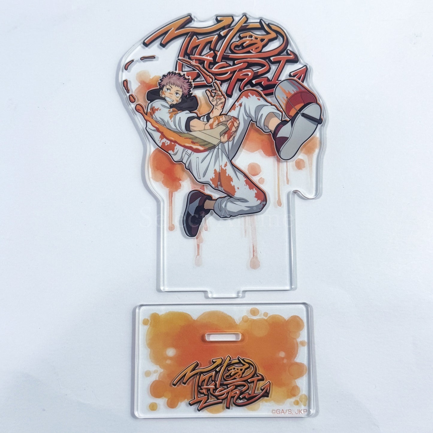 Yuji Itadori Prize H Jujutsu Kaisen Graffiti x Battle Acrylic Stand Sega Lucky Kuji [USED]