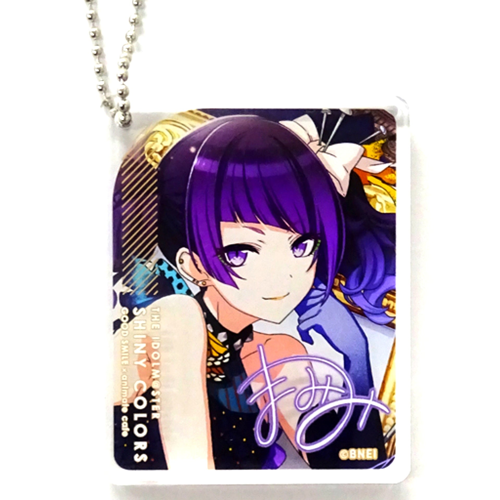 Mamimi Tanaka The Idolm@ster Shiny Colors 3rd ANNIVERSARY CELEBRATION x GOOD SMILE x Animate Cafe CoLotta Trading Acrylic Plate Keychain Vol.2 Group 2 [USED]