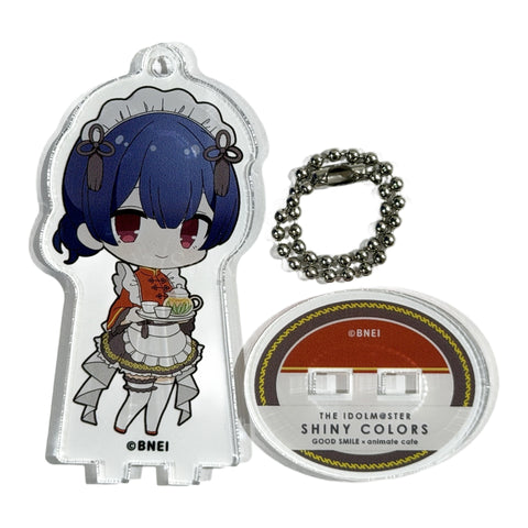Rinze Morino The Idolm@ster Shiny Colors 3rd ANNIVERSARY CELEBRATION x GOOD SMILE x Animate Cafe Trading Acrylic Stand Keychain Group 1 [USED], photo 1