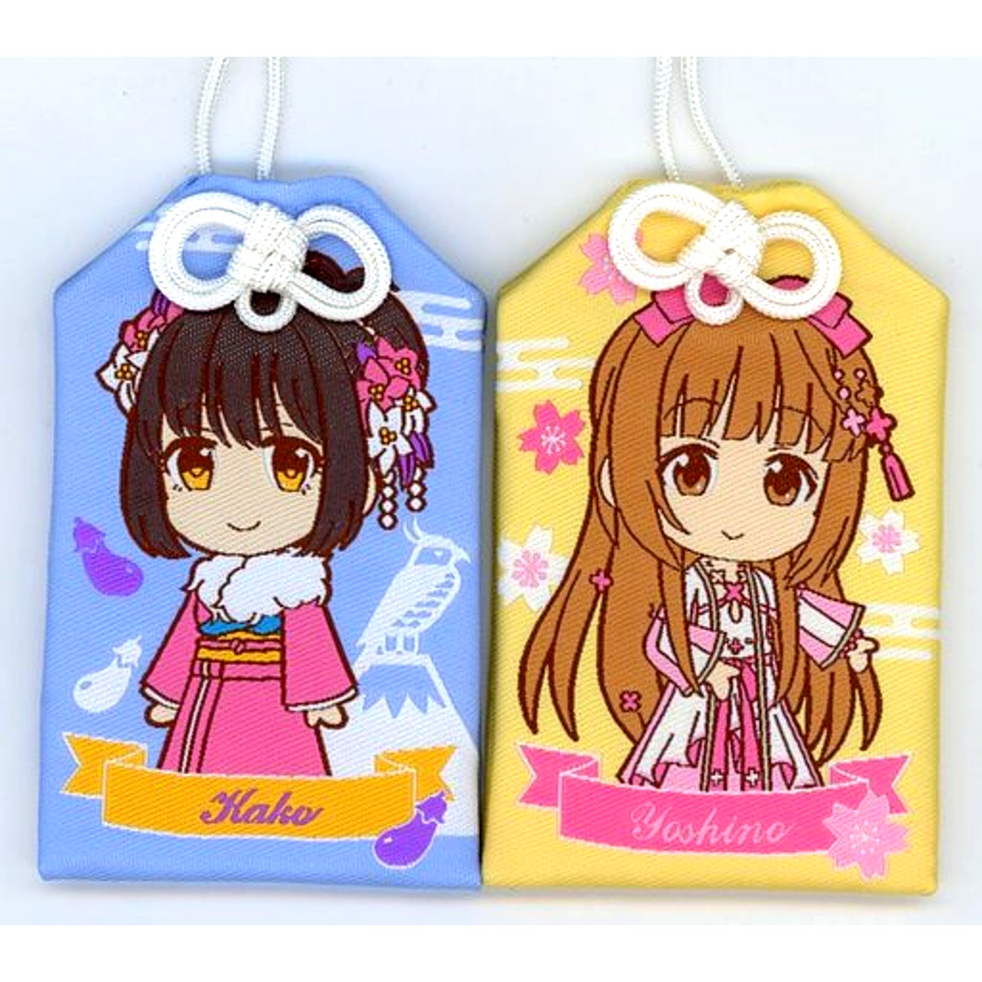 Kako Takafuji & Yoshino Yorita The Idolmaster Cinderella Girls Kako and Yoshino's Cloth Charm Set of 2 [USED]