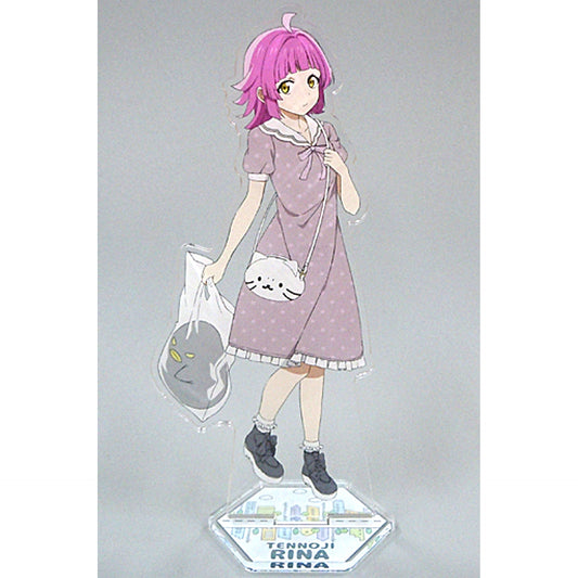 Rina Tennoji Acrylic Stand Odekake Sega Collabo Cafe Love Live! Nijigasaki High School Idol Club [USED]