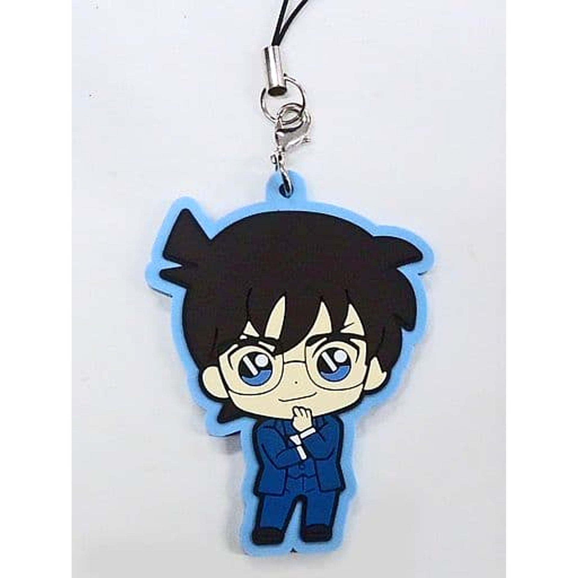 Detective Conan Conan Edogawa Sega Lucky Kuji Red Party Collection Rubber Charm Prize K [USED]