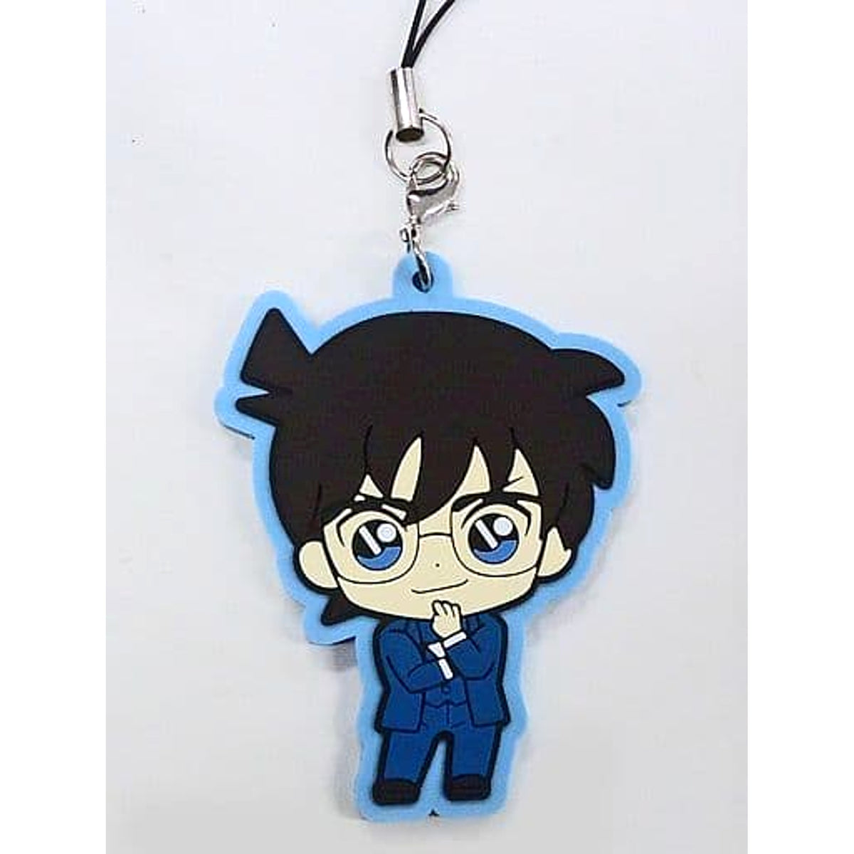 Detective Conan Conan Edogawa Sega Lucky Kuji Red Party Collection Rubber Charm Prize K [USED]