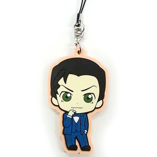 Detective Conan Shuichi Akai Sega Lucky Kuji Red Party Collection Rubber Charm Prize K [USED]