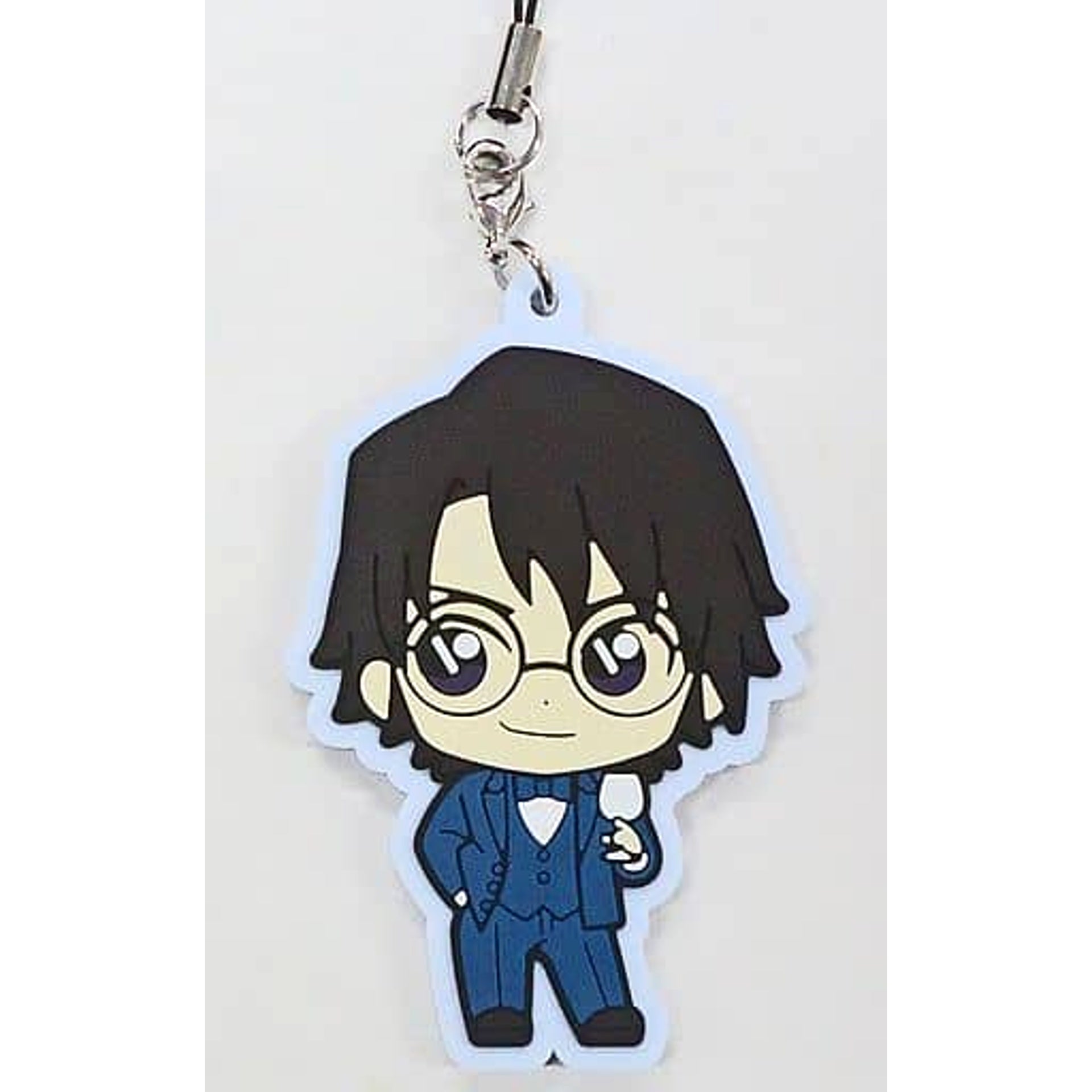 Detective Conan Shukichi Haneda Sega Lucky Kuji Red Party Collection Rubber Charm Prize K [USED]