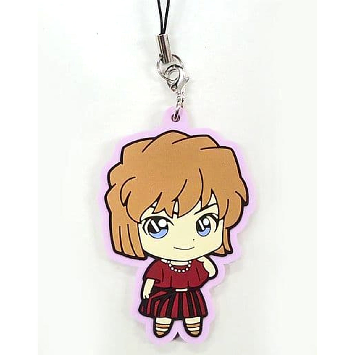 Detective Conan Ai Haibara Sega Lucky Kuji Red Party Collection Rubber Charm Prize K [USED]