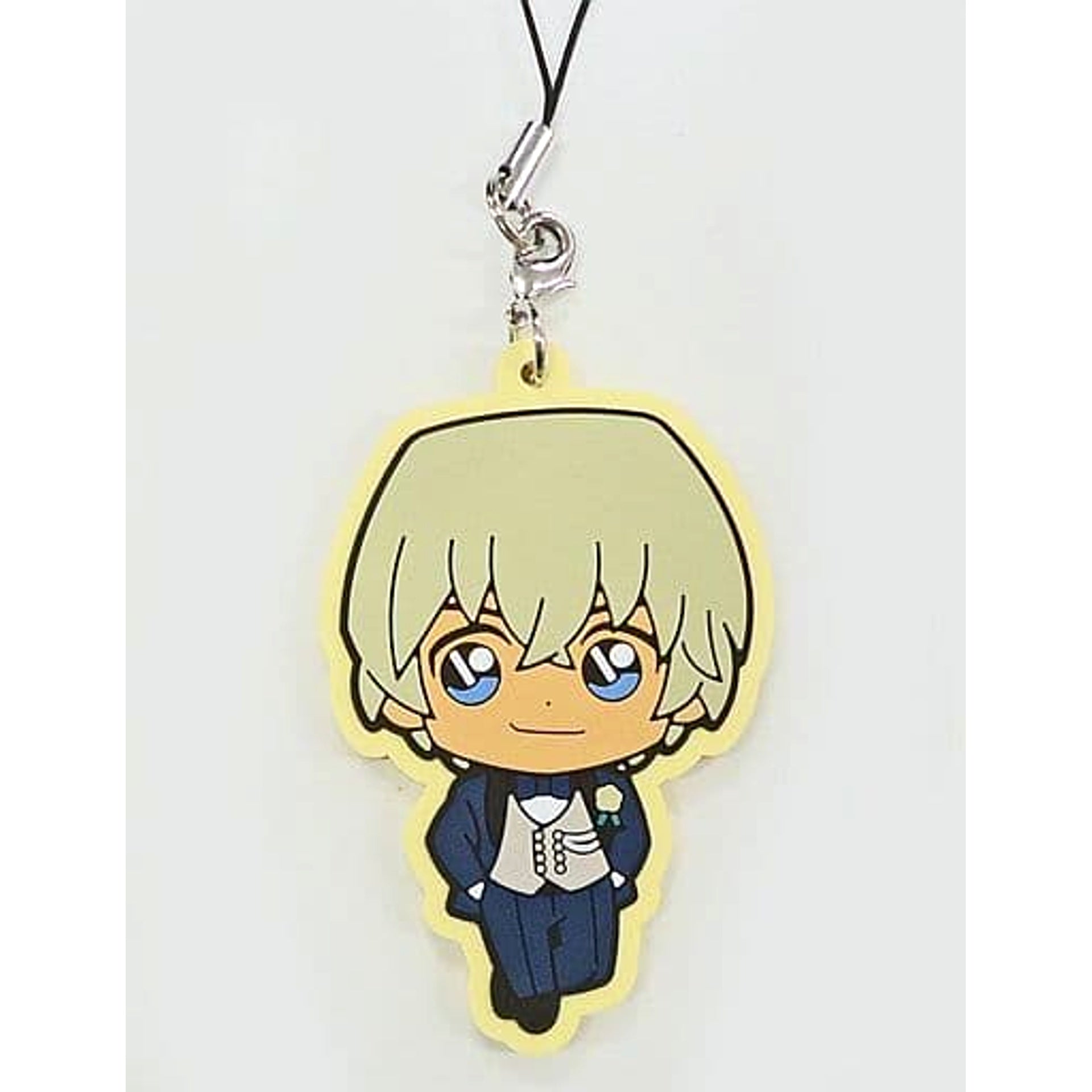 Detective Conan Toru Amuro Sega Lucky Kuji Red Party Collection Rubber Charm Prize K [USED]