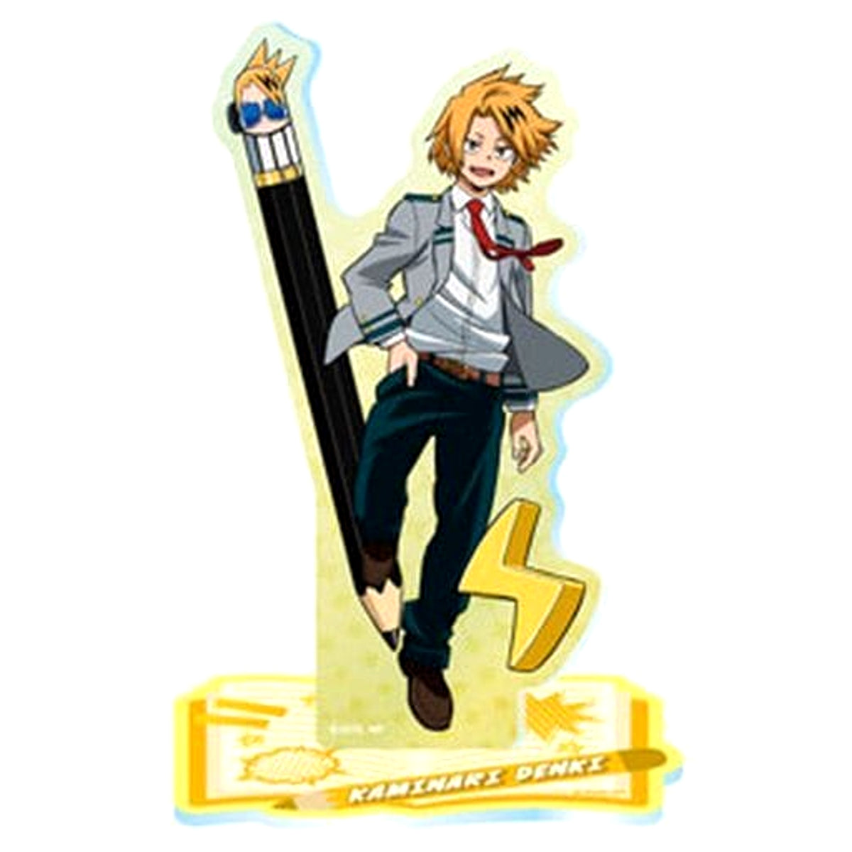 My Hero Academia Denki Kaminari Acrylic Stand Collection BASE YELLOW to RED Acrylic Stands [USED]