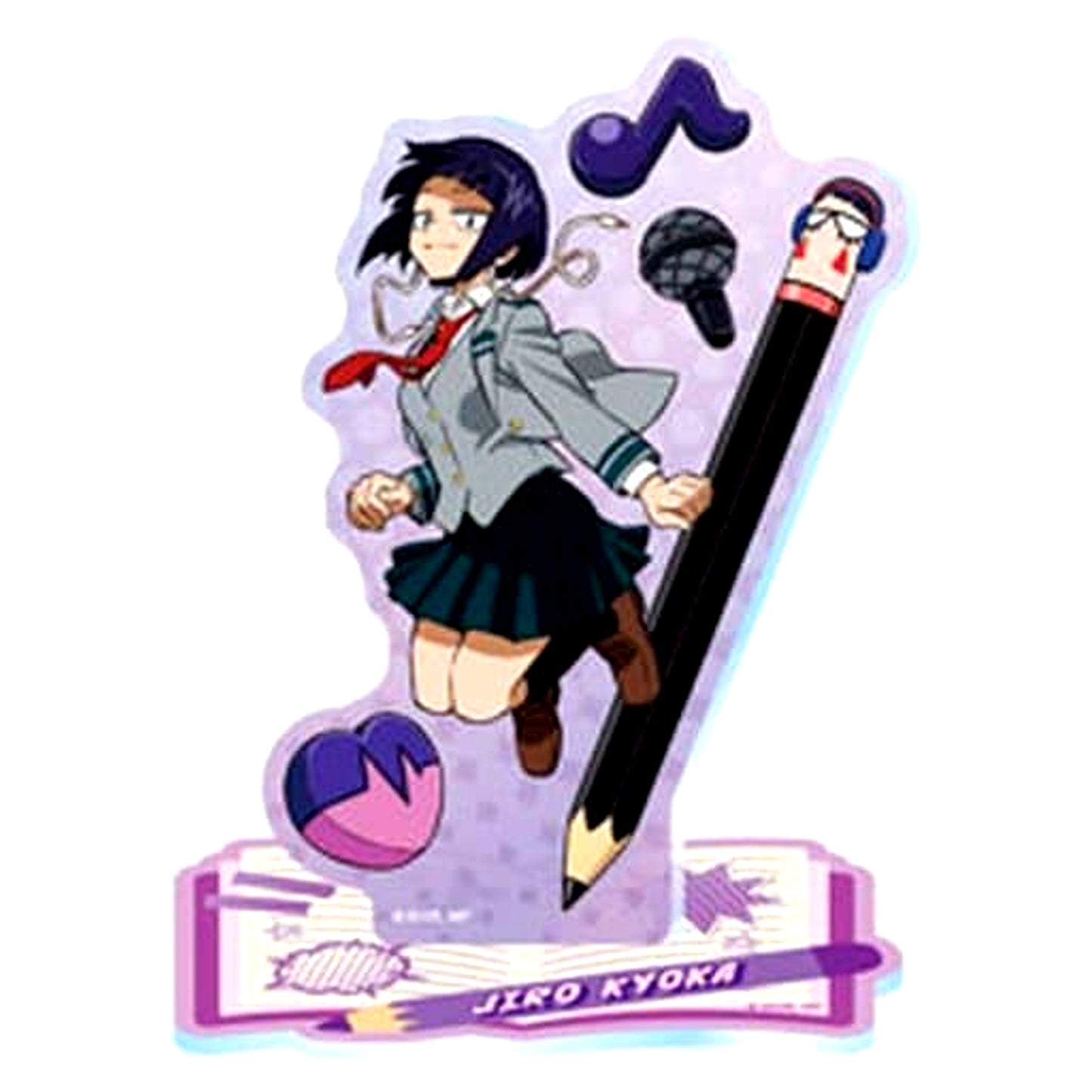Kyoka Jiro My Hero Academia Acrylic Stand Collection BASE YELLOW to RED [USED]