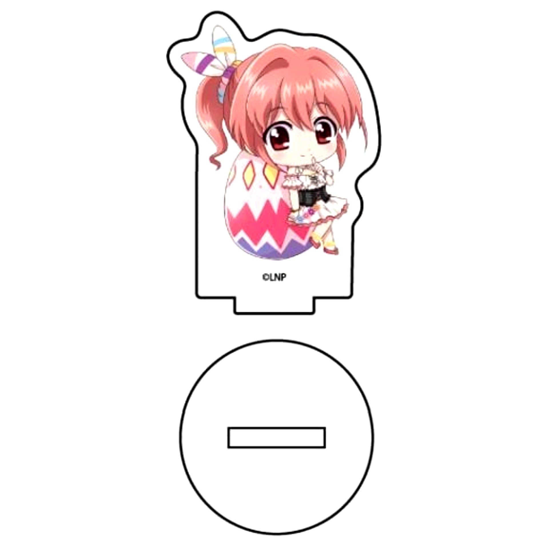 Iris 02. Easter Ver. Mini Character Petit Acrylic Stand Magical Girl Lyrical Nanoha Series [USED]