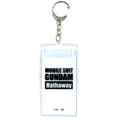 Logo Hathaway Mobile Suit Gundam Hathaway Multi Holder for Admission Gift Film Theater Goods [USED]