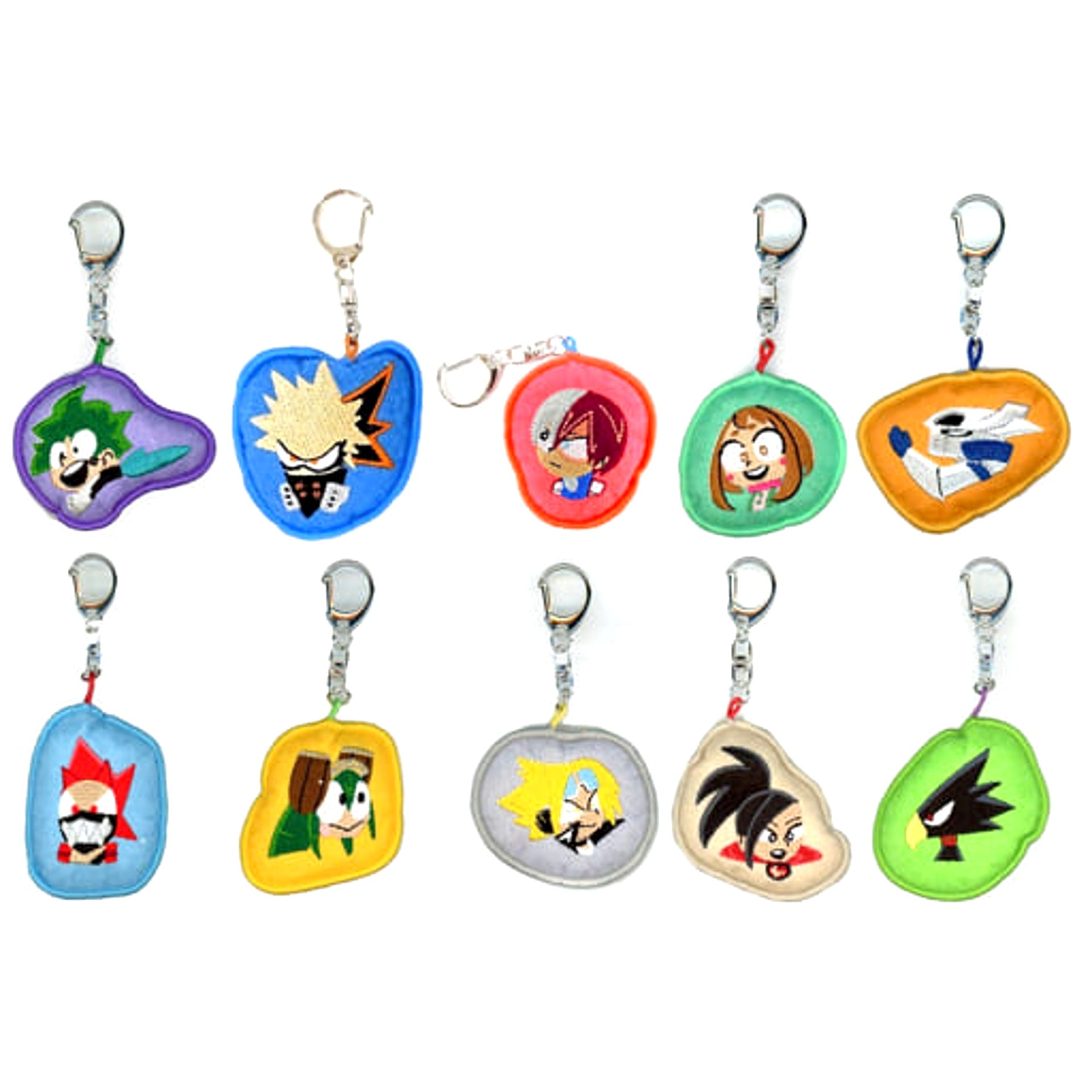 My Hero Academia Izuku Midoriya & Others Fertile Egg Mascot Collection My Hero Academia Exhibition Drawing Smash Limited All 10 Types Set Mascot [USED]