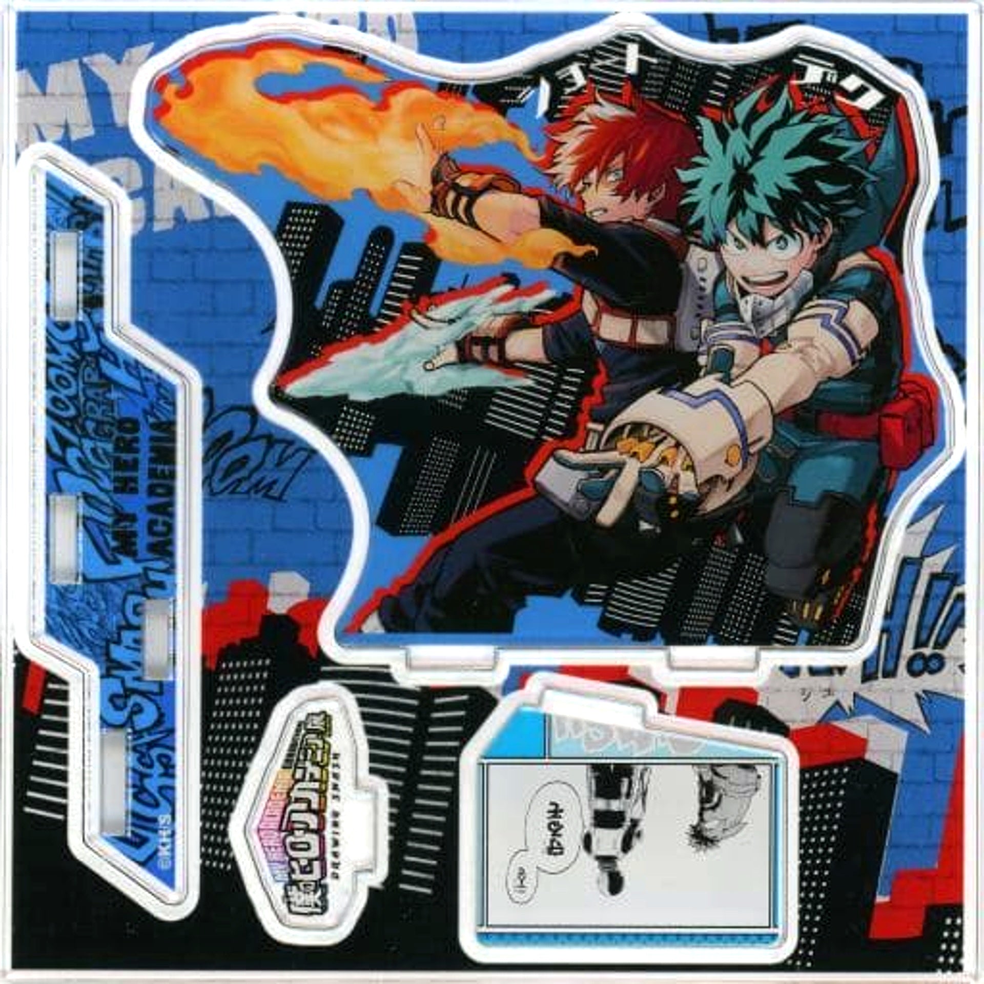 Deku and Shoto My Hero Academia Exhibition DRAWING SMASH Memorable Scene Diorama Figure Key Visual Ver [USED]