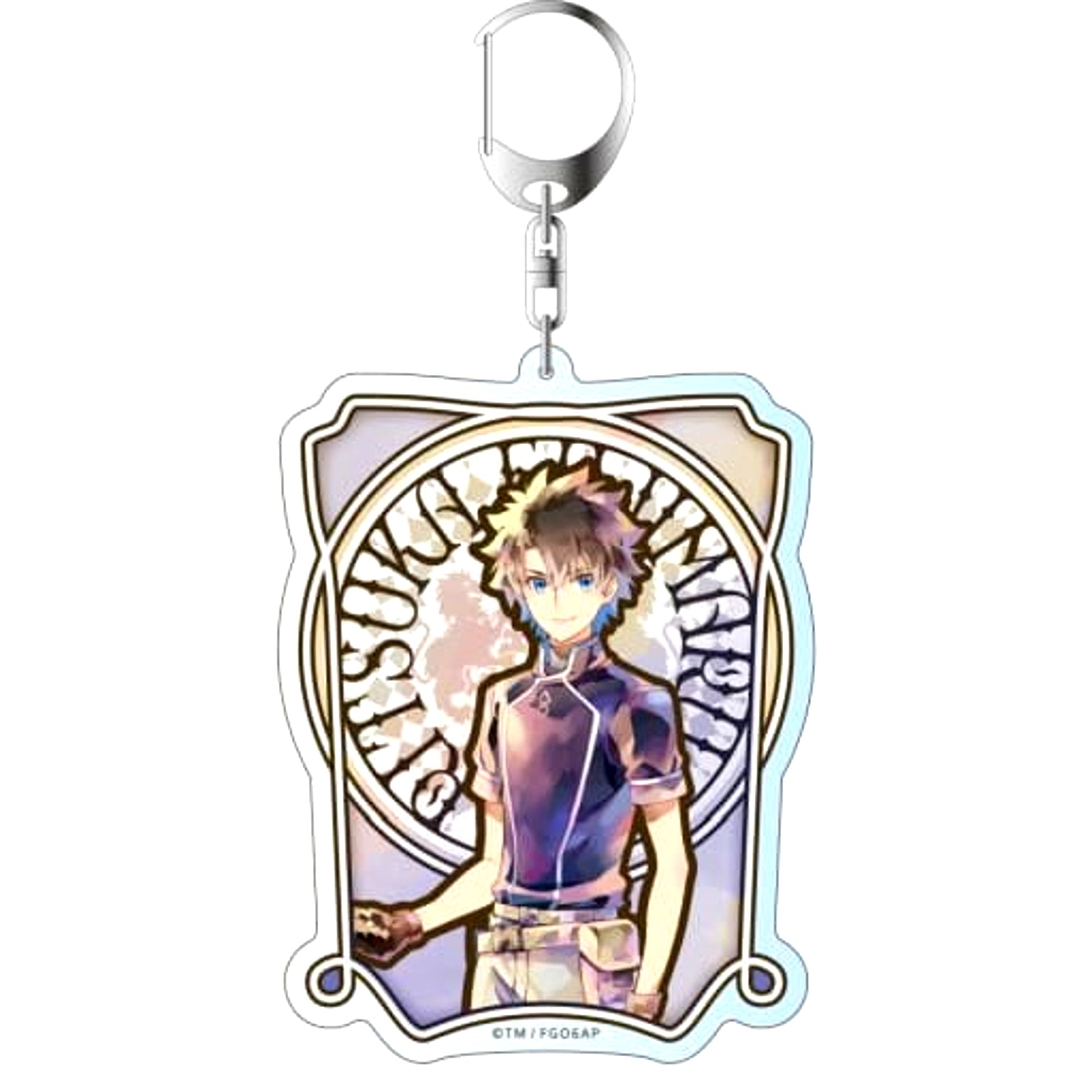 Fate/Grand Order The Sacred Round Table Realm Camelot Part 1 Wandering; Agateram Ritsuka Fujimaru Large Keychain PALE TONE series [USED]