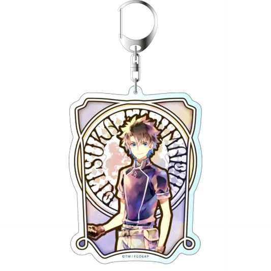 Fate/Grand Order The Sacred Round Table Realm Camelot Part 1 Wandering; Agateram Ritsuka Fujimaru Large Keychain PALE TONE series [USED]