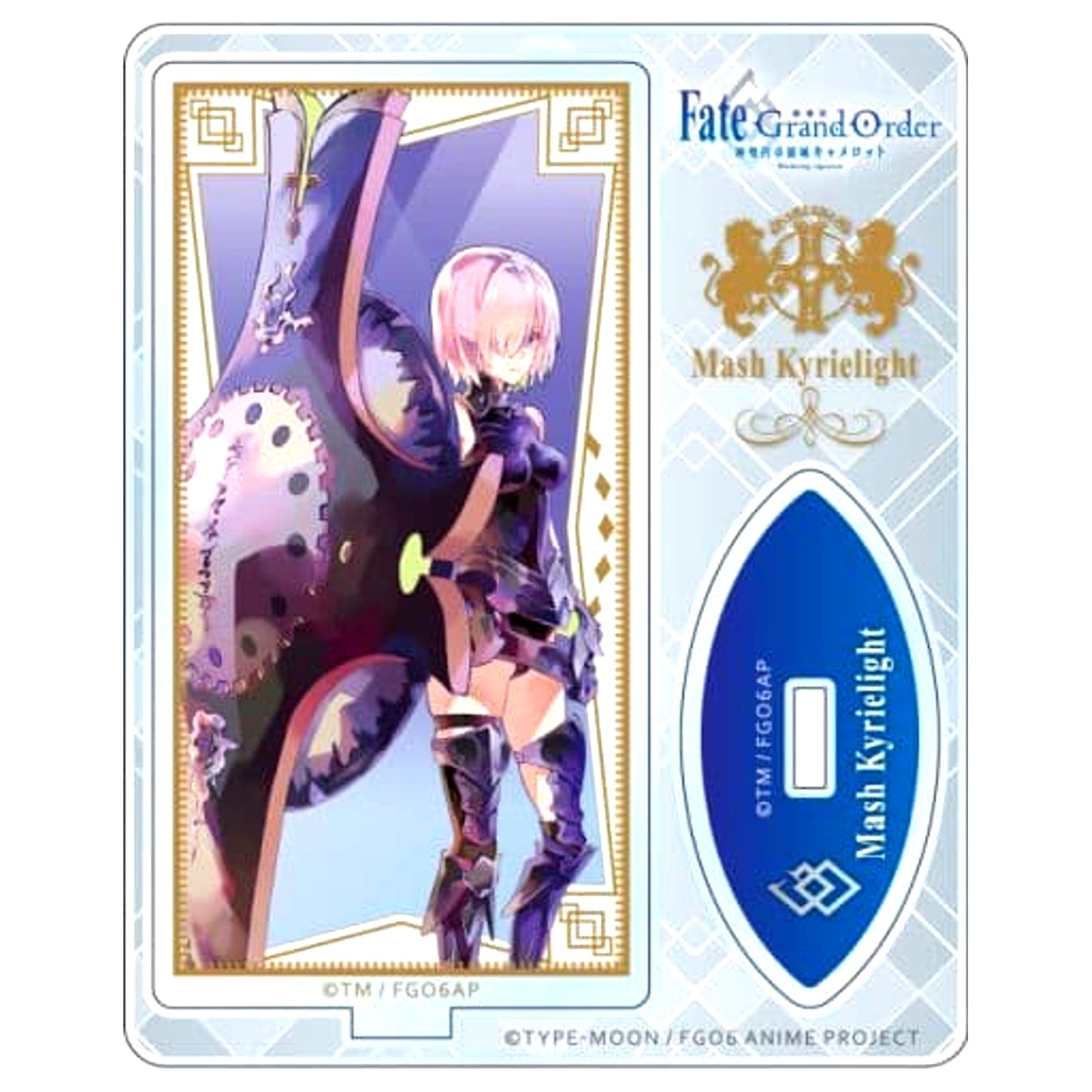 Fate/Grand Order -Divine Realm of the Round Table: Camelot- Wandering; Agateram Mash Kyrielight Acrylic Stand PALE TONE series [USED]