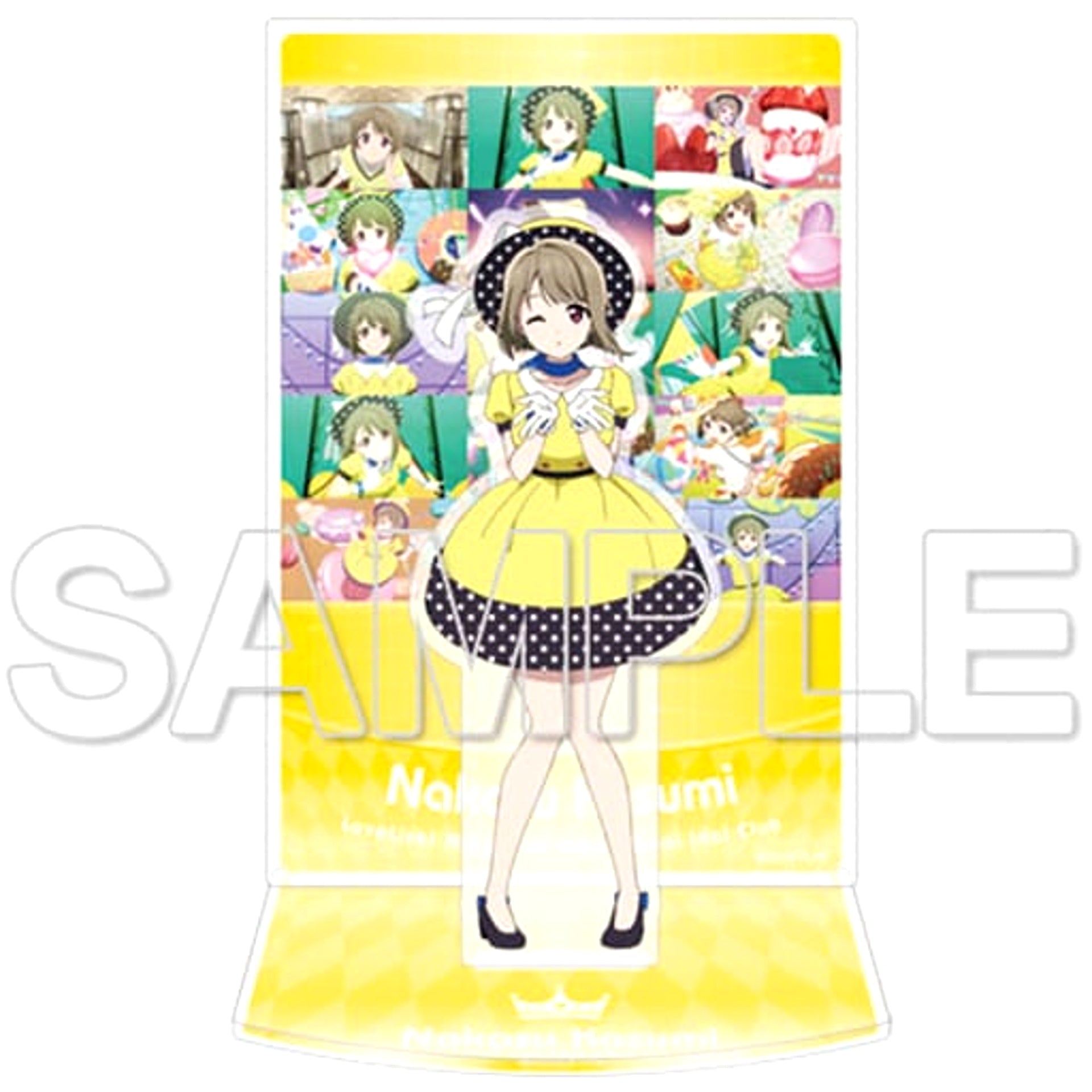 Love Live! Nijigasaki High School Idol Club Kasumi Nakasu Poppin' Up! Ver. Acrylic Diorama Acrylic Item [USED]