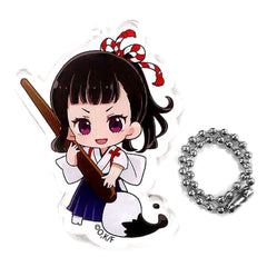 Fire Force Maki Oze Acrylic Keychain New Year Ver. Princess Cafe Limited Keychains [USED]