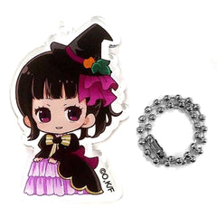 Fire Force Maki Oze Acrylic Keychain Halloween Ver. Princess Cafe Limited Keychains [USED]