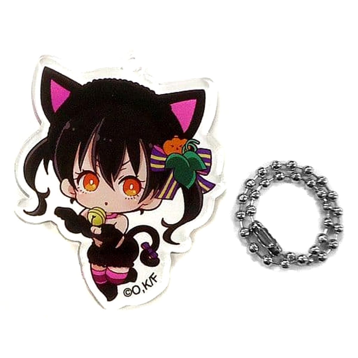 Fire Force Tamaki Kotatsu Acrylic Keychain Halloween Ver. Princess Cafe Limited Keychains [USED]