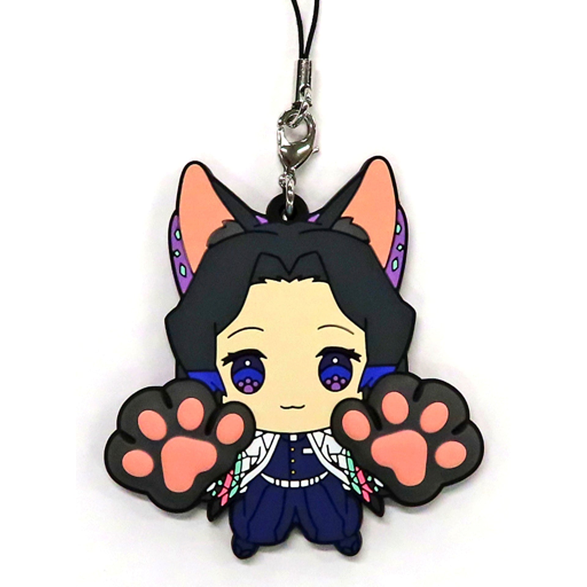 Shinobu Kocho Demon Slayer Nyaforme High Touch Rubber Strap [USED]