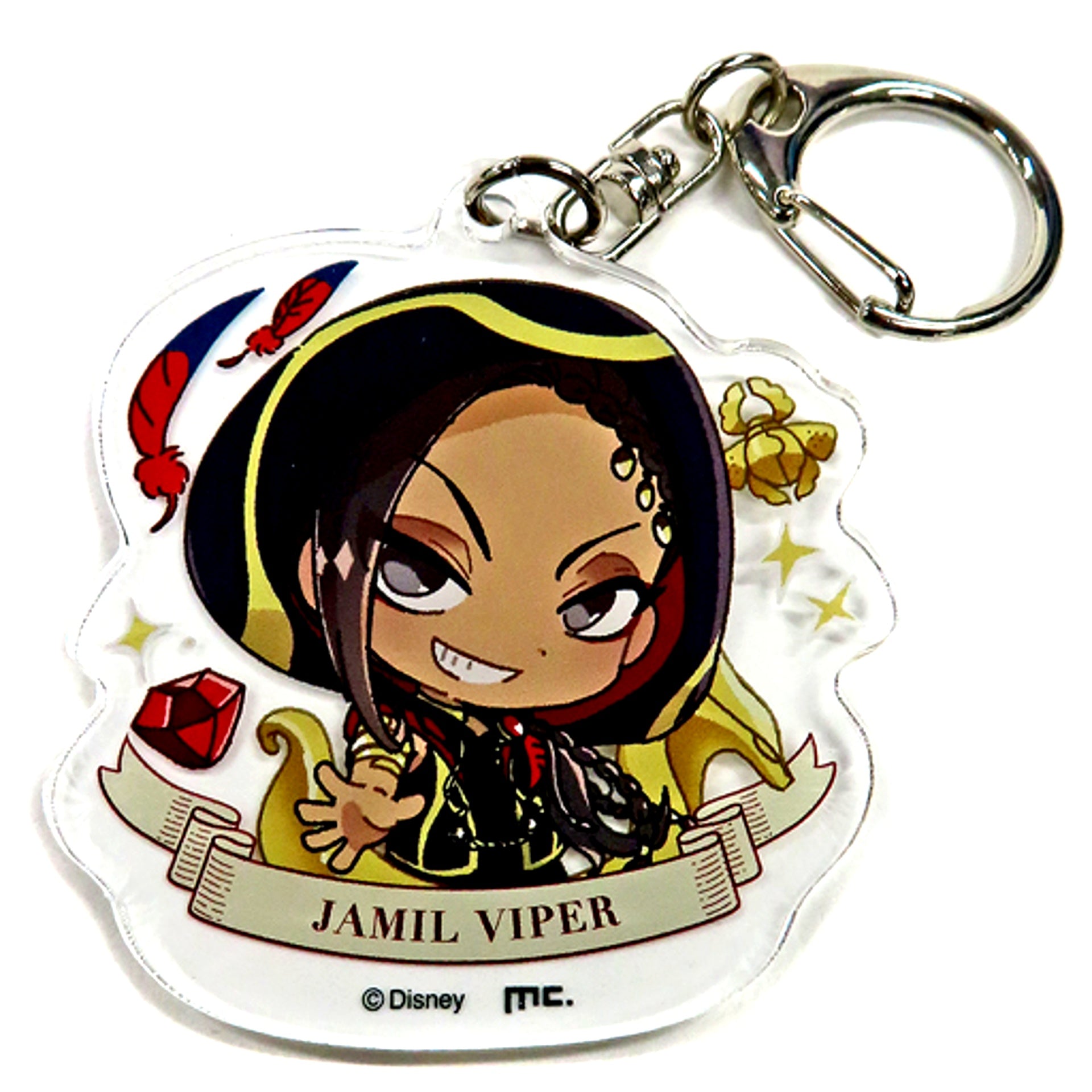 Jamil Viper Disney Twisted Wonderland Charat Bouquet Vol.2 Trading Acrylic Keychain Collection B Ver. [USED]