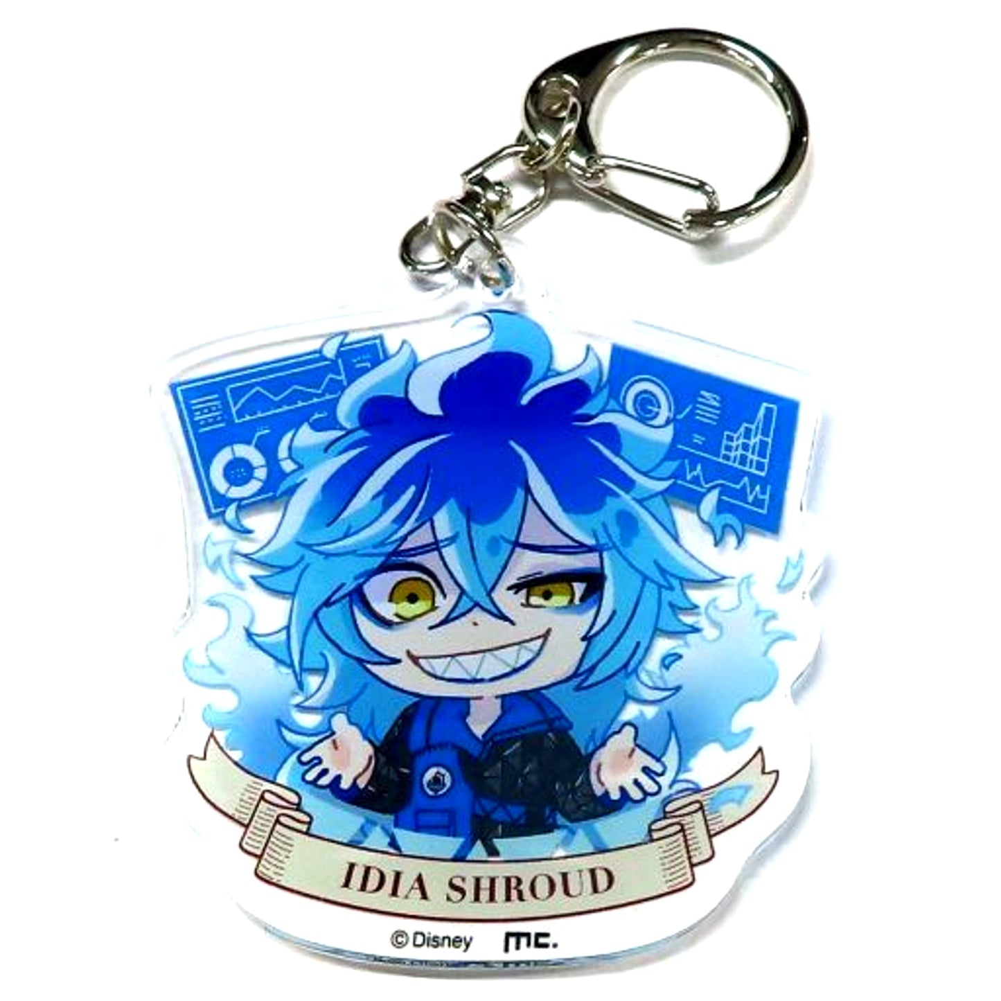 Idia Shroud Disney Twisted Wonderland Charat Bouquet Vol.2 Trading Acrylic Keychain Collection B Ver. [USED]